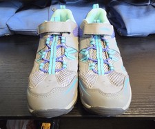 Merrell Kids Trail Chaser Hiking Shoes Grey Purple Aqua MY57111 Big Kid 6M NoBox
