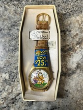 Vtg Musical Armitron Garfield Womens Small Qu...