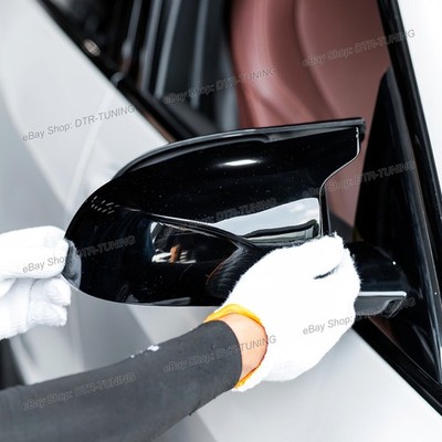 M Gloss Black Side Mirror Covers For BMW X5 G05 X6 G06 X7 G07 M60i 2024-2026 LCI