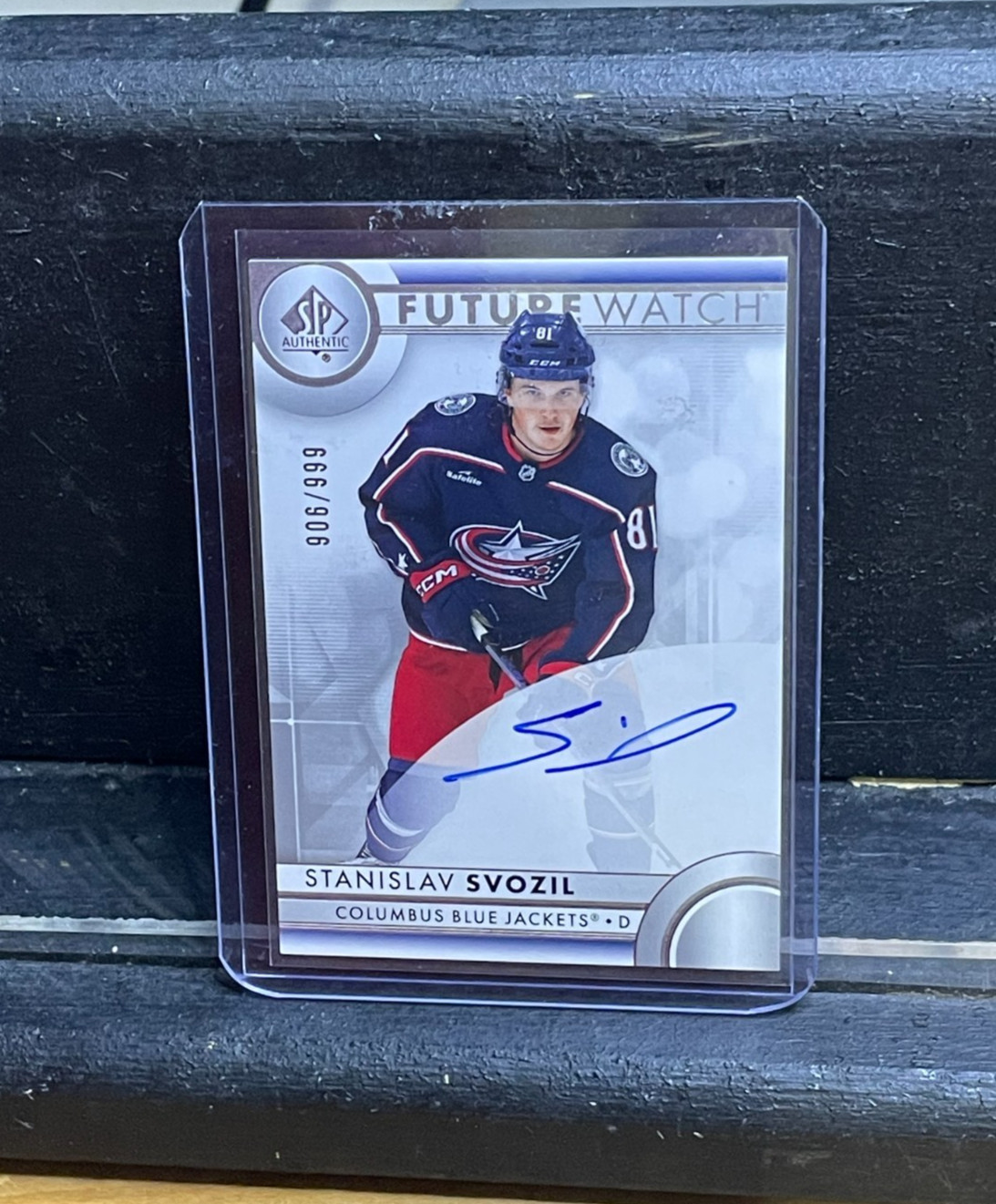 2023-24 SP Authentic Future Watch /999 #180 Stanislav Svozil - RC Rookie AUTO