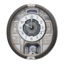 Seiko Mechanical Clock Wave Symphony Gray Metallic Quartz watch RE603N Japan