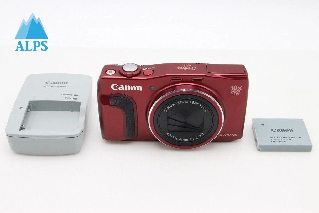 Canon パワーショット SX700HS レッド 美品 バッテリー2個 CANON