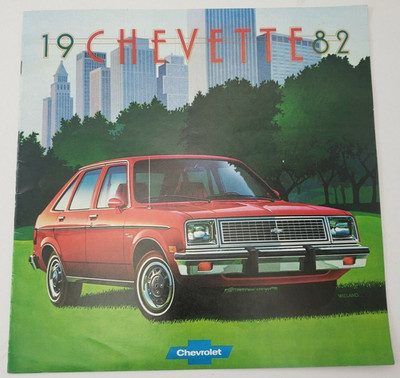 Vintage 1982 Chevy Chevette Sales Advertisement '82 Chevrolet Chevette Brochure
