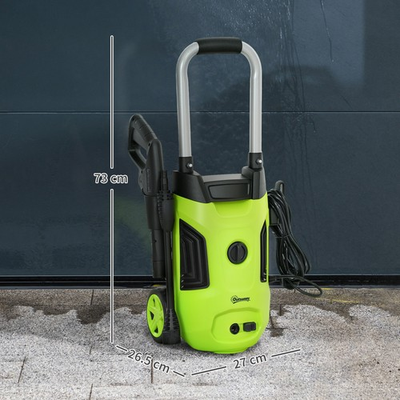 #ad 1800W 150 Bar Pressure Washer With Adjustable Nozzle Green $180.00