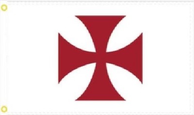 Bandiera Cavalieri Templari Croce 3x5 Piedi - 100% Poliestere, Nuova Con Etichette - Foto 5