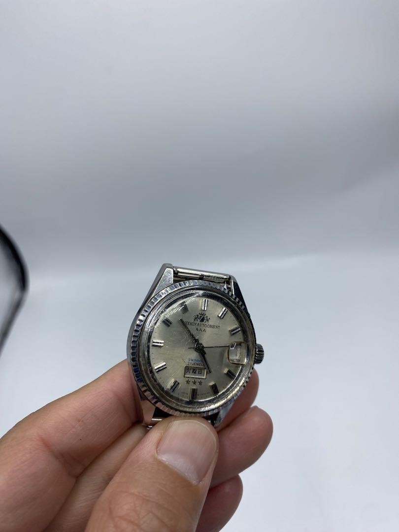 Orient AAA Swimmer Automatic Silver Watch Day Dat… - image 6