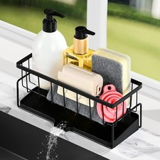 Sink Caddy, Kitchen Accessories - Stainless Steel Sponge Holder for Kitchen Sin