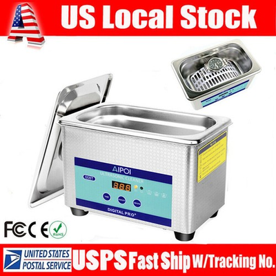 #ad Commercial 800ML Ultrasonic Cleaner Industry w Timer Jewelry Ring Parts Glasses $41.17