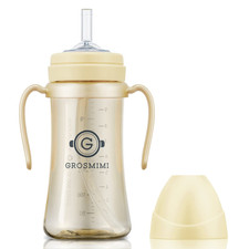 Grosmimi Spill Proof No Spill Magic Sippy Cup Straw Handle For Baby And