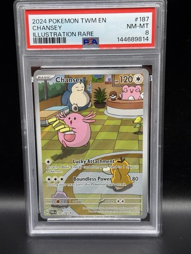 Chansey graded PSA 8 for sale on eBay