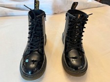 Dr Martens 1460 J Patent Leather Combat Boots Youth Size 4