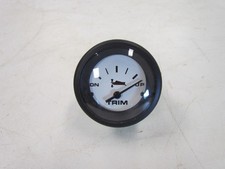 TELEFLEX TRIM GAUGE 59434 WHITE FACE & BLACK BEZEL MARINE BOAT
