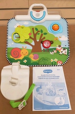 Tiny Love Crib Soother Double Sided Toy Music Lights Silly Sounds Sleep & Play 