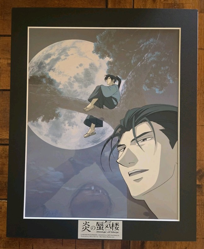 Mirage Of Blaze: Episode 8 Original Animation Presentation Cel 16.5"x 14" Matted