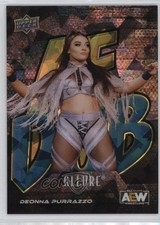 2024 Upper Deck Allure AEW AE Dub Green Quartz 40/99 Deonna Purrazzo 11w3