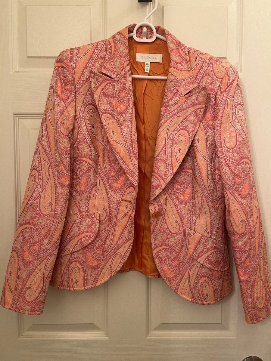 ESCADA - エスカーダ　　ESCADA ジャケット　オレンジ ESCADA Orange Regular Size Coats, Jackets & Vests for Women for