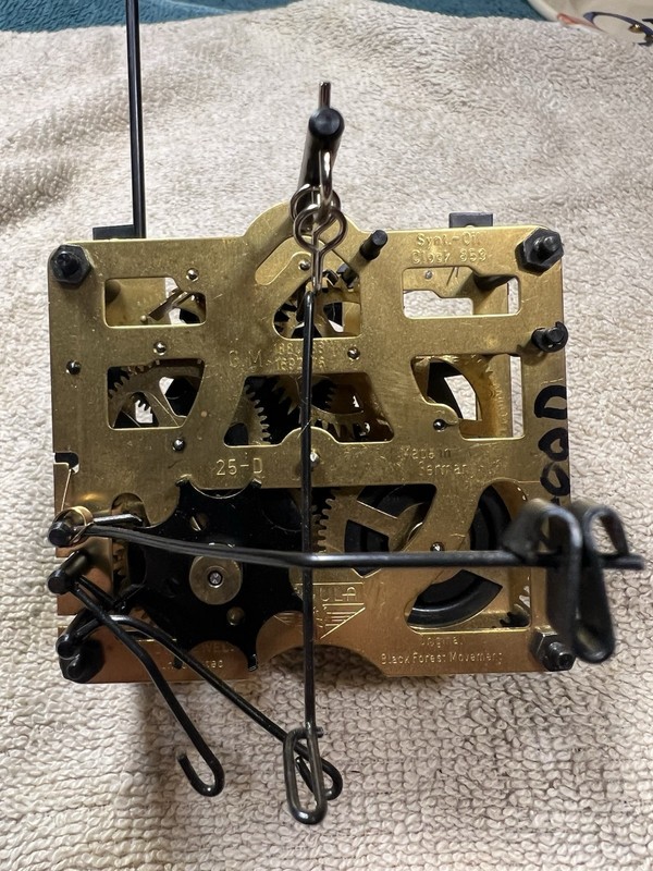 Regula 25 1-day Movement 19.5 Cuckoo Clock Parts/repair