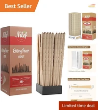 King Size Pre Rolled Cones 1000 Pack | Natural Unbleached with W Filter Tips