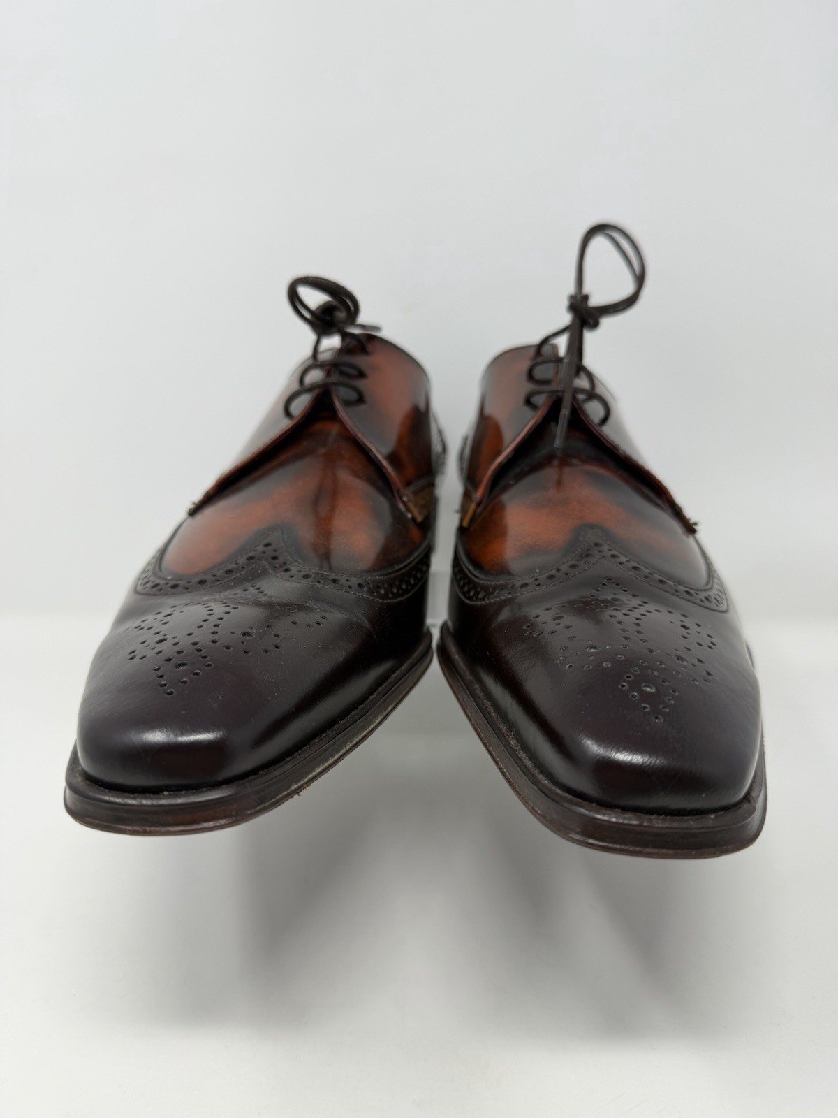 Jeffery West Leather Wing Tip Brogue Shoes Men’s UK11 image 4