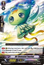 Vanguard TCG card G-BT03/104EN SP Air Elemental Fwarlun Sovereign Star Dragon