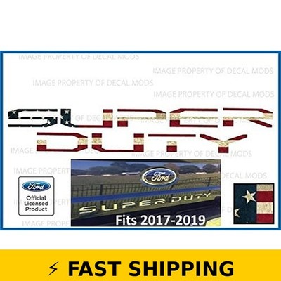 Decal Mods Tailgate Decal Sticker for Ford Super Duty - Worn