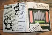 Książka kolekcjonerska stara skrzynka obrotowa organy budowa organów gra na organach, NRD 1976