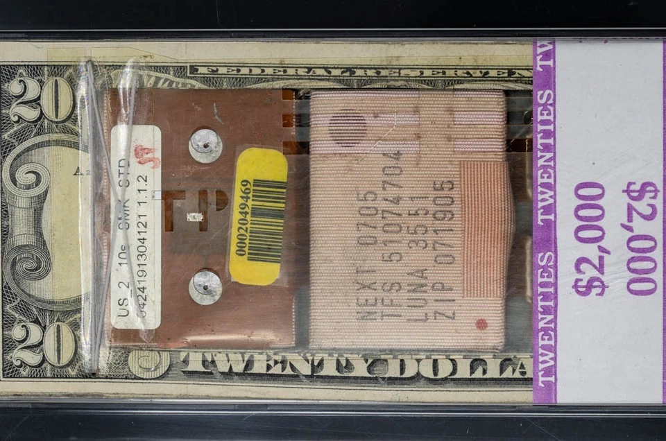 $20 ND FRN Disarmed Exploding Dye Pack Genuine PCGS Banknote 950306-1 - Image 3 of 4