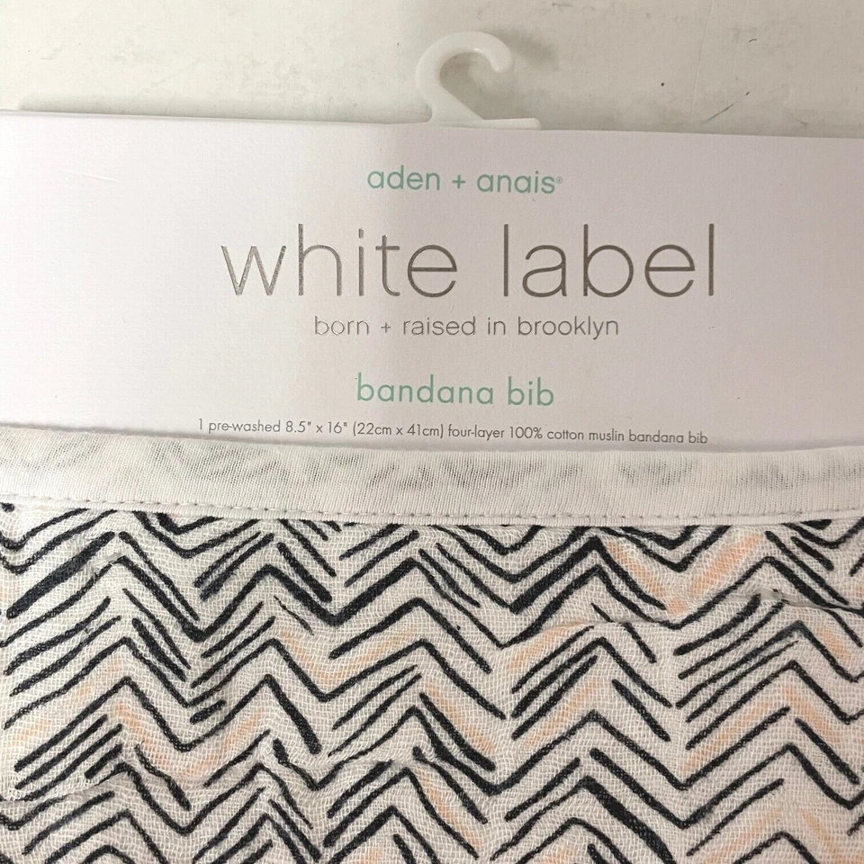 Babero Bandana Muselina Aden Anais Etiqueta Blanca Prelavado Pacific Paradise Estampado Nuevo Foto 2 de 4