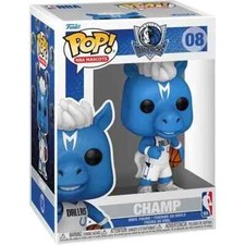 ¡MASCOTA CHAMP DALLAS MAVERICKS NBA FUNKO POP! FIGURA DE VINILO #08