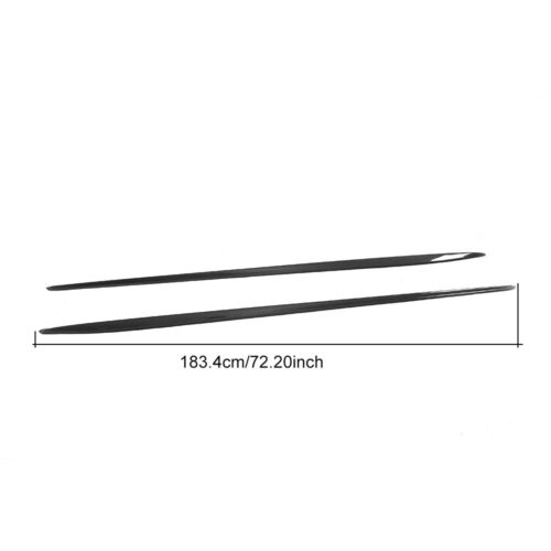 REAL CARBON Side Skirts Extension Lip Fit For Benz C238 A238 E400 E500 2017-2018 - Foto 15 di 16