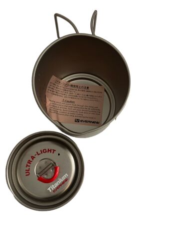 Evernew Ti Becher Topf 500 Herd Set ECA268R Japan Ultraleicht Titan Kochgeschirr - Bild 2 von 8