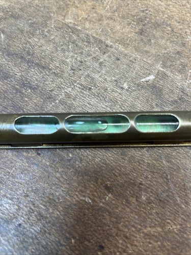 niveau Laiton outil ancien old tool Level / Ref N.12 - Picture 4 of 7