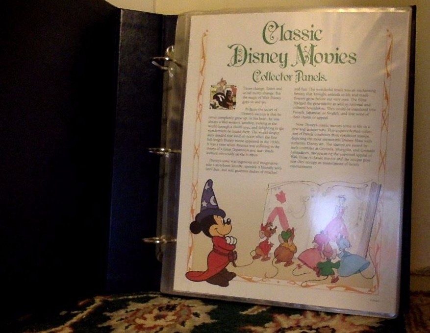 注目Classic Disney Movies Collector Panels Classic Disney Movies Collector Panels Postal Society Stamp