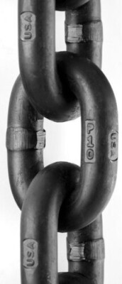 Peerless 5/8'' Grade 100 Lifting Chain (per foot), Working Load Limit 22600 lbs