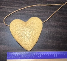 NEW Stone Lava Rock Heart Pendant Necklace Never Worn GREAT GIFT