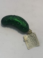 Old World Christmas 28016 Pickle Ornament NEW WITH TAG.
