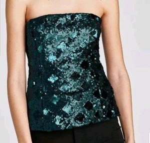 camiseta lentejuelas zara