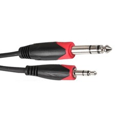 6.35mm 1/4" to 3.5mm Jack Stereo Audio Cable Big to Small Professional Quality
