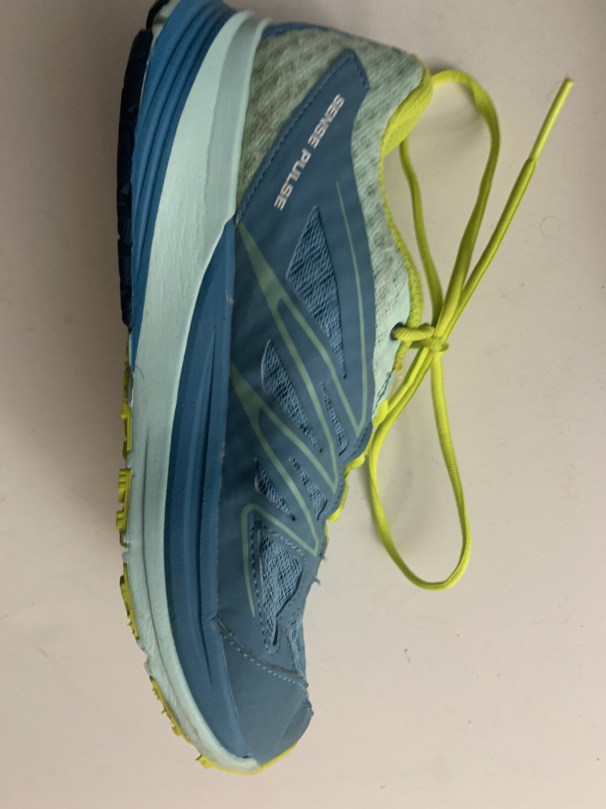 Scarpe da trail running Salomon Sense Pulse da donna taglia 8 giallo verde acqua