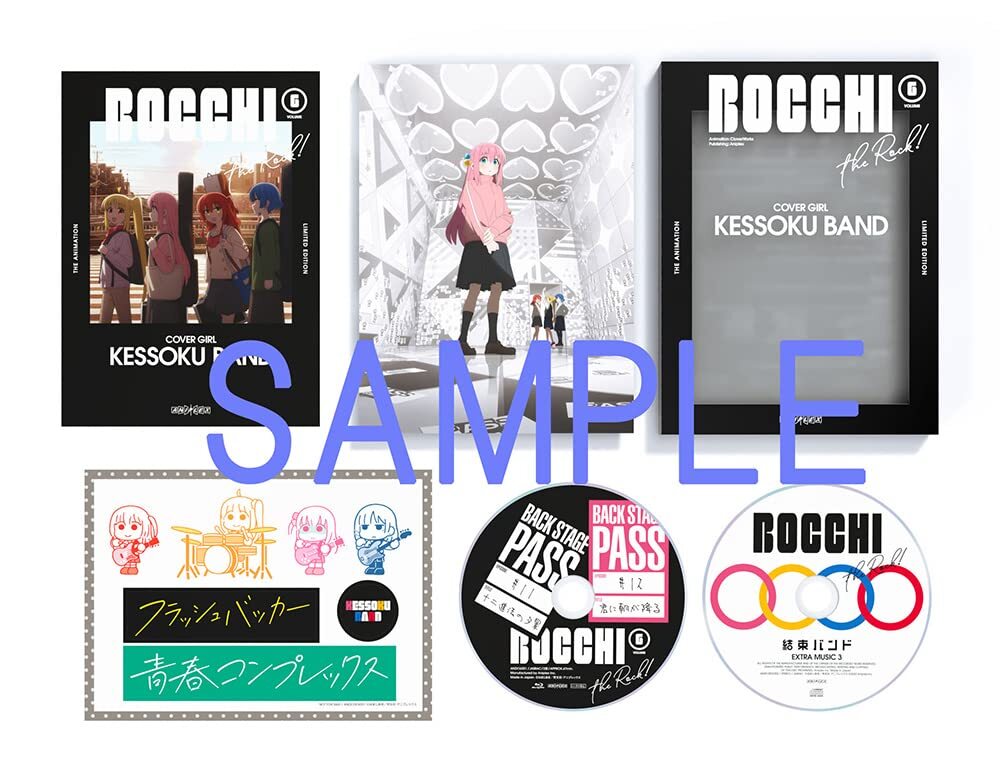 BOCCHI THE ROCK Vol.6 First Edition Blu-ray+Soundtrack CD+Booklet