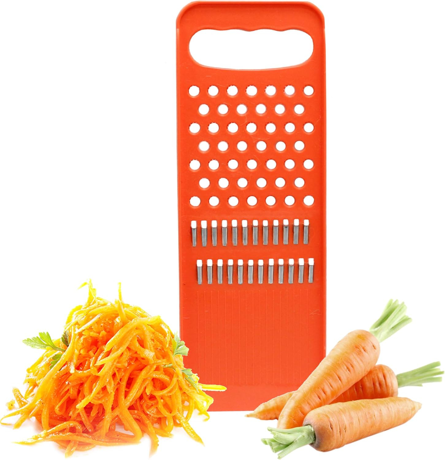 KOREAN CARROT GRATER SALAD Orange- - GRATER SLICER - Chopper Vegetable -