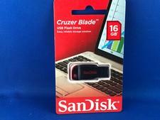 SanDisk 16GB Cruzer Blade USB 2.0 Flash Pen Drive