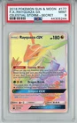 2018 POKEMON CELESTIAL STORM RAYQUAZA GX #177 SECRET RARE PSA 9 MINT #44305244
