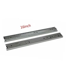 PHWALK 1 Pair 16 Inch 100 Lb Heavy Duty Drawer Slides with Lock Full Extensio...