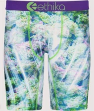 Ethika the Staple ZIP Hazy Marijuana Boxer Briefs Mn's 2XL (39-41) NIP DISC