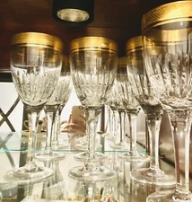 Monde D’or By Noritake, Iced Tea 14 Ounce Glass, Gold Band, Gold Verg