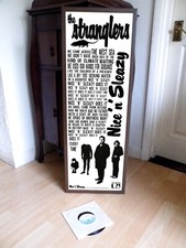 THE STRANGLERS NICE AND SLEAZY PROMO LYRIC SHEET POSTER,RAVEN RATTUS FELINE