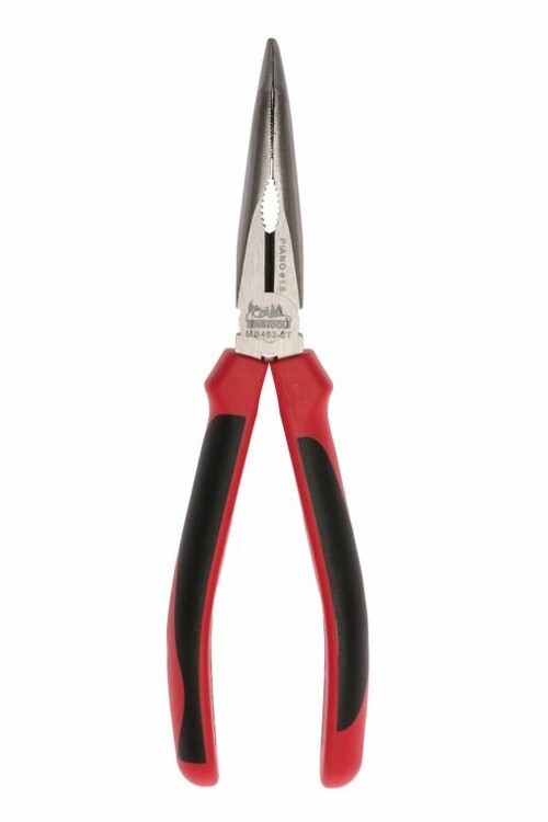 Teng Tools MB463-8T - 200mm Mega Bite Bent Long Nose Pliers (TPR Grip)