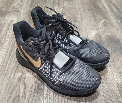 Nike Men's Kyrie Flytrap II AO4436-004 Black/Metallic Gold Size 11.5