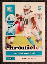 Sports Cards 2021 Panini Chronicles Jaylen Waddle Rookie Card #76